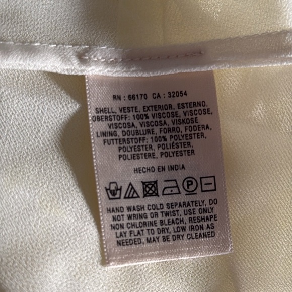 Leifnotes Women’s 8 Double V Neck Maxi Dres Embroidered Bird Pattern Sheer - Picture 7 of 7